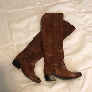 Knee high brown boots -INC